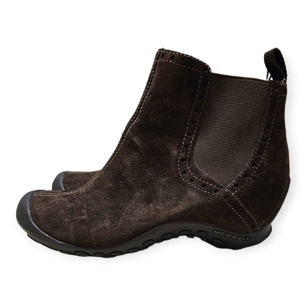Merrell Plaza Mid Expresso Ankle Suede Boot
